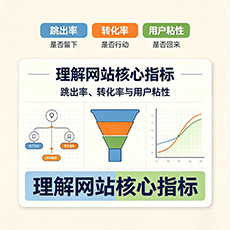 河池建站-理解网站核心指标：跳出率、转化率与用户粘性